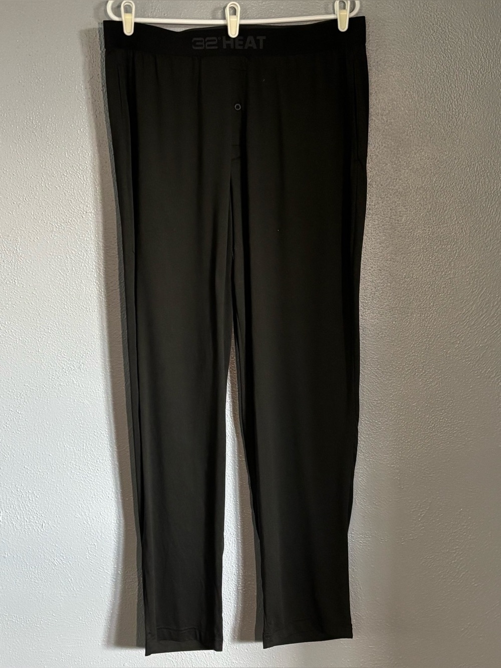 32 HEAT Black Casual Sleepwear Lounge Pants Men's Size M